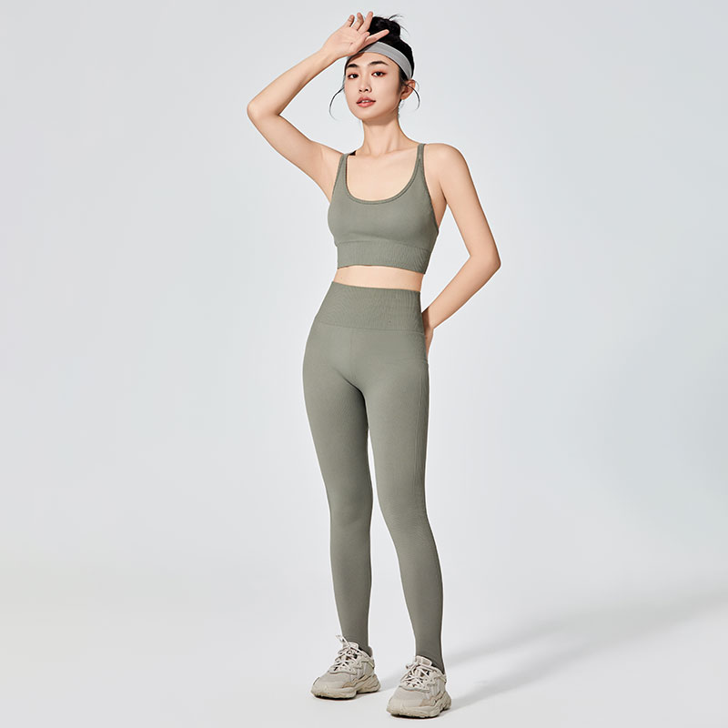 Dames kleurrijke eenvoudige sportlegging 