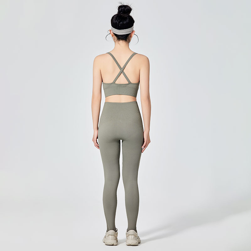 Dames kleurrijke eenvoudige sportlegging 
